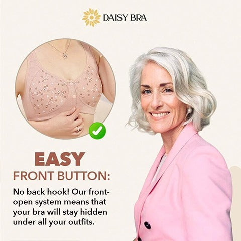 Comfortable & Convenient Front Button Bra – Easy Wear Bra for Women