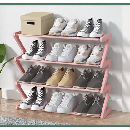 Z-Shaped Shoe Rack – Multi-Layer Storage Organizer