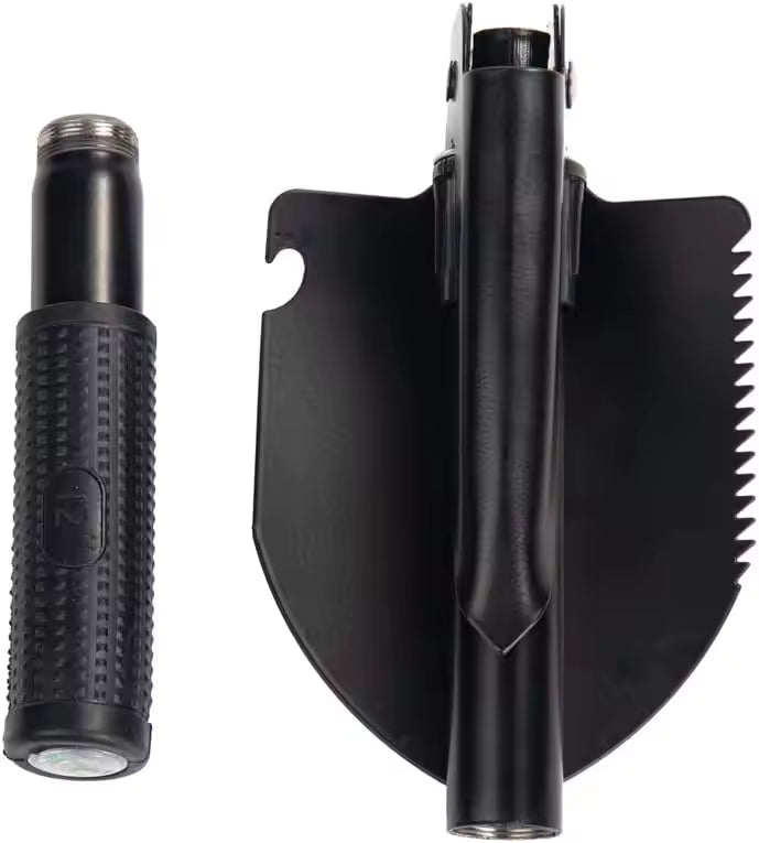 Folding Camping Shovel – Military Survival Tool with Pouch