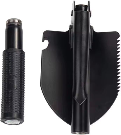 Folding Camping Shovel – Military Survival Tool with Pouch