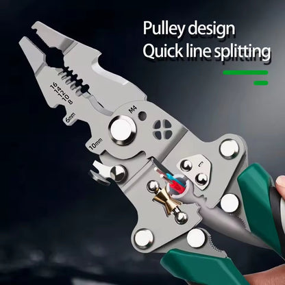 Foldable Multi-Function Wire Stripper & Crimping Tool