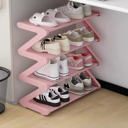 Z-Shaped Shoe Rack – Multi-Layer Storage Organizer