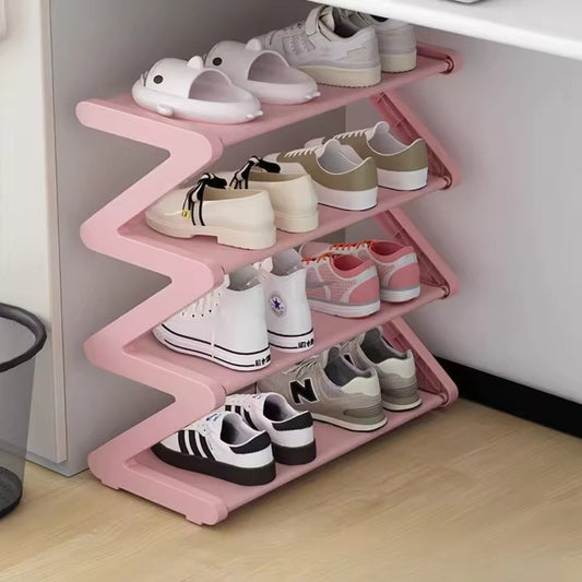 Z-Shaped Shoe Rack – Multi-Layer Storage Organizer
