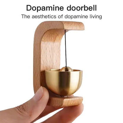 Dopamine Magnetic Wind Bell – Beech & Copper Ornament