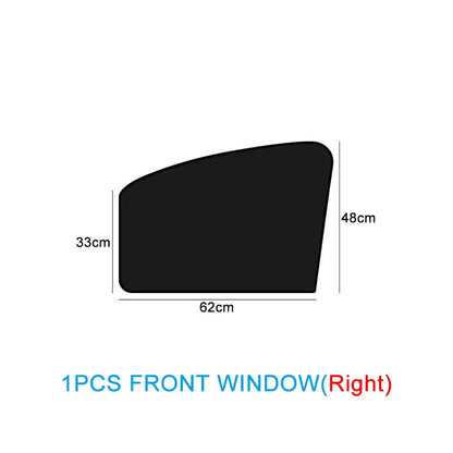 Magnetic Car Sunshade – UV Protection Window Cover