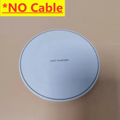 Fast 30W Wireless Charging Pad for iPhone, Samsung, Xiaomi, Huawei