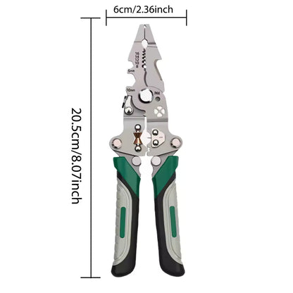 Foldable Multi-Function Wire Stripper & Crimping Tool