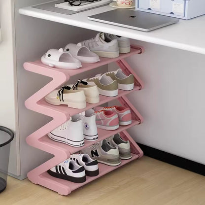 Z-Shaped Shoe Rack – Multi-Layer Storage Organizer