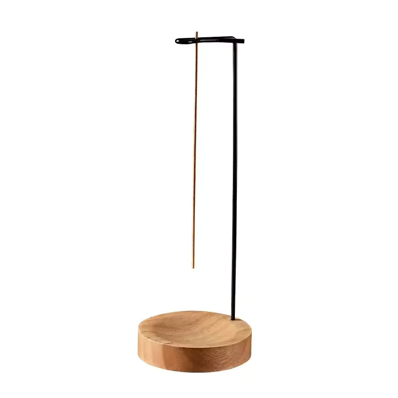 Creative Upside Down Incense Burner – Wooden Stick Holder & Tray